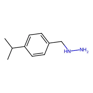 Hydrazine, 1-(4-isopropylbenzyl)- structure