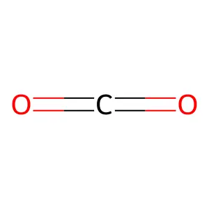 Carbon-14C dioxide structure