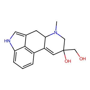 (8alpha)-9,10-Didehydro-8-hydroxy-6-methylergoline-8-methanol structure