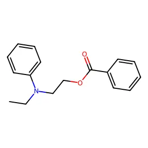 2-(Ethylanilino)ethyl benzoate structure