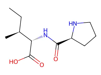 Prolylisoleucine structure