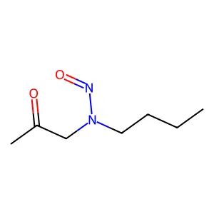 Butyl(2-oxopropyl)nitrosamine structure