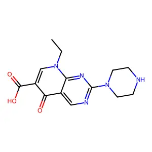 Pipemidic Acid structure