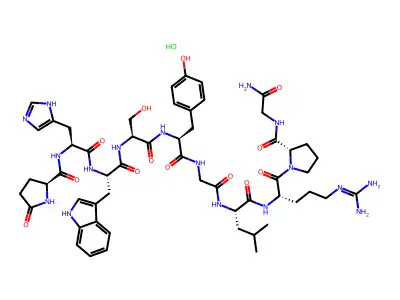Gonadorelin xHydrochloride structure