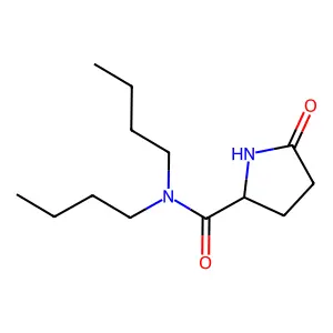 N,N-Dibutyl-5-oxopyrrolidine-2-carboxamide structure