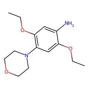 2,5-Diethoxy-4-(4-morpholinyl)benzenamine structure