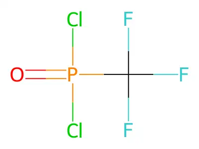 Trifluoromethylphosphonic acid dichloride structure