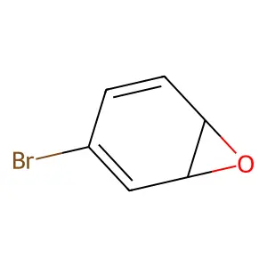 3-Bromo-7-oxabicyclo(4.1.0)hepta-2,4-diene structure