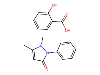 Antipyrine salicylate structure