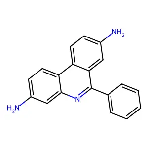 3,8-Diamino-6-phenylphenanthridine structure