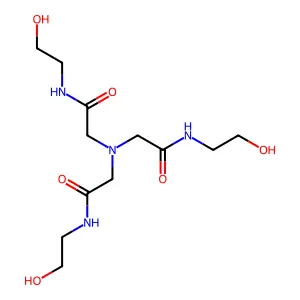2,2',2''-Nitrilotris[n-(2-hydroxyethyl)acetamide] structure