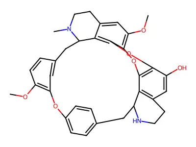 Alkaloid TGL 4,from Triclisia gilletii structure