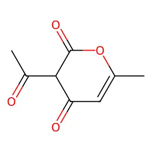 Dehydroacetic acid structure