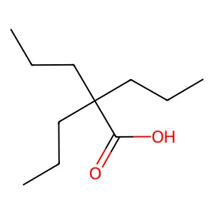 2,2-Dipropylpentanoic acid structure