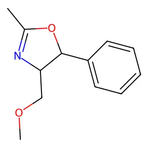 4-(Methoxymethyl)-2-methyl-5-phenyl-4,5-dihydro-1,3-oxazole structure
