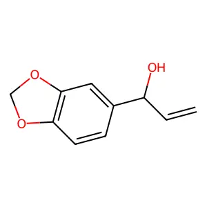 alpha-Ethenyl-1,3-benzodioxole-5-methanol structure