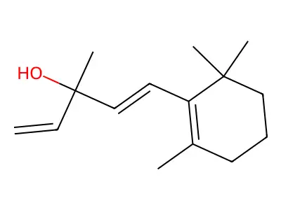 3-Methyl-1-(2,6,6-trimethyl-1-cyclohexen-1-yl)-1,4-pentadien-3-ol structure