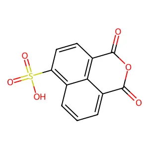 1H,3H-Naphtho[1,8-cd]pyran-6-sulfonic acid, 1,3-dioxo- structure