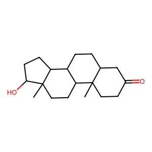 17-Hydroxyandrostan-3-one structure