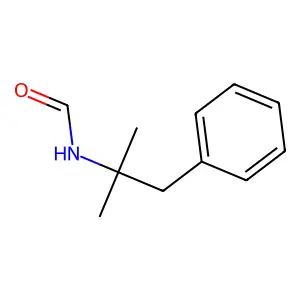 N-(1,1-Dimethyl-2-phenylethyl)formamide structure
