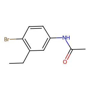Acetamide, N-(4-bromo-3-ethylphenyl)- structure