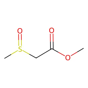 Methyl (methylsulphinyl)acetate structure