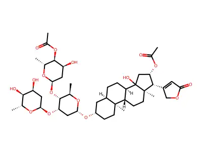 Gitoxin, diacetate structure