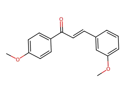 3-(3-Methoxyphenyl)-1-(4-methoxyphenyl)prop-2-en-1-one structure