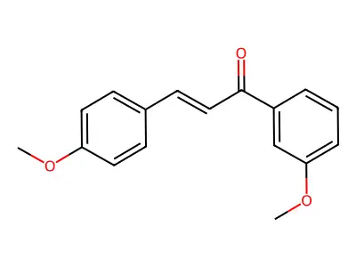 1-(3-Methoxyphenyl)-3-(4-methoxyphenyl)prop-2-en-1-one structure