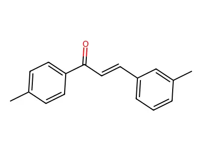 3-(3-Methylphenyl)-1-(4-methylphenyl)prop-2-en-1-one structure