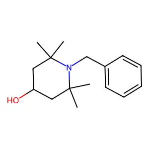 4-Piperidinol, 2,2,6,6-tetramethyl-1-(phenylmethyl)- structure