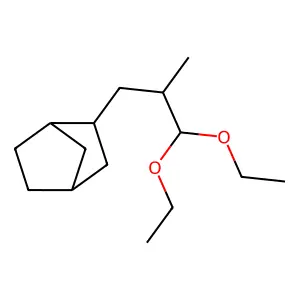 2-(3,3-Diethoxy-2-methylpropyl)bicyclo[2.2.1]heptane structure