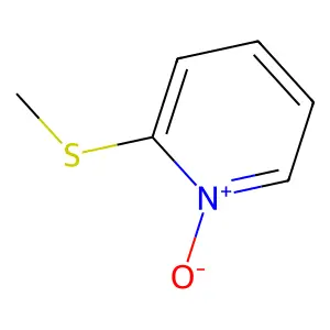 Pyridine, 2-(methylthio)-, 1-oxide structure