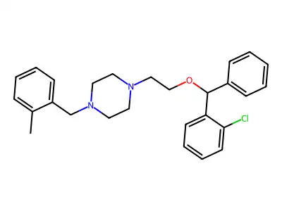 Chlorbenzoxamine structure