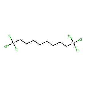 Octane-1,8-diylbis[trichlorosilane] structure