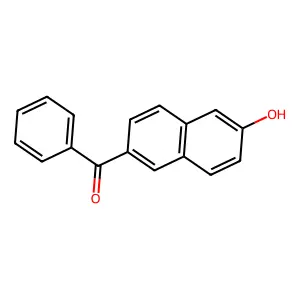 6-Benzoyl-2-naphthol structure