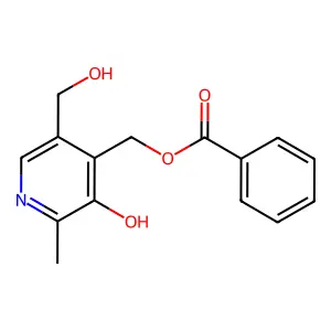 4-O-benzoyl pyridoxine structure