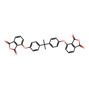 1,3-Isobenzofurandione, 4,4'-((1-methylethylidene)bis(4,1-phenyleneoxy))bis- structure
