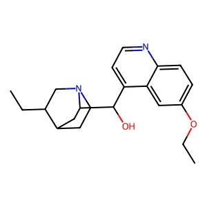 (6-Ethoxyquinolin-4-yl)-(5-ethyl-1-azabicyclo[2.2.2]octan-2-yl)methanol structure