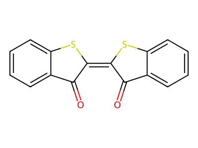 2-(3-Oxo-1-benzothiophen-2-ylidene)-1-benzothiophen-3-one structure