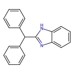 2-Benzhydryl-1H-benzoimidazole structure