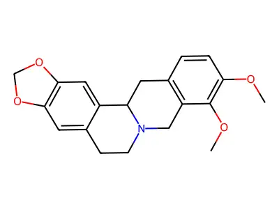 (+-)-Tetrahydroberberine structure
