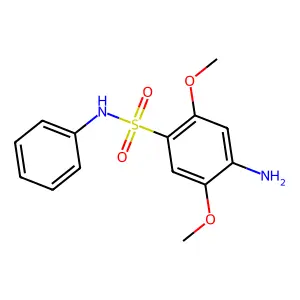 4-Amino-2,5-dimethoxy-N-phenylbenzenesulfonamide structure