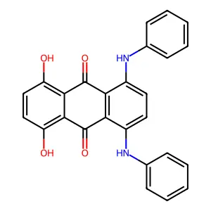 9,10-Anthracenedione, 1,4-dihydroxy-5,8-bis(phenylamino)- structure