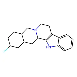 Yohimban, 17-alpha-fluoro- structure