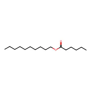 Decyl hexanoate structure