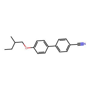 4'-(2-Methylbutoxy)(1,1'-biphenyl)-4-carbonitrile structure