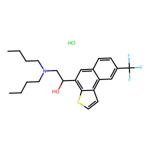 C23H28F3NOS.ClH structure