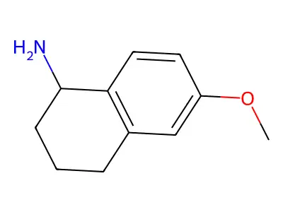 6-Methoxy-1,2,3,4-tetrahydro-1-naphthalenylamine structure