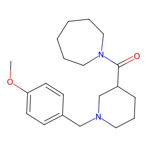 Azepan-1-yl[1-(4-methoxybenzyl)piperidin-3-yl]methanone structure
